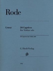 Rode: 24 Caprices for Violin published by Henle