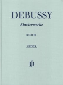 Debussy: Piano Works 3 published by Henle (Cloth Bound)