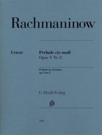 Rachmaninov: Prlude in C# Minor Opus 3/2 for Piano published by Henle