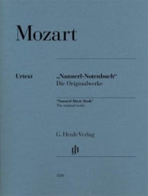 Mozart: Nannerl Music Book  The original works for Piano published by Henle