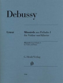 Debussy: Minstrels from Preludes I for Violin published by Henle