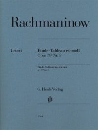 Rachmaninov: Etude-Tableau in Eb minor Opus 39 No 5 for Piano published by Henle