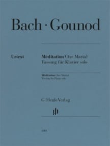 Bach/Gounod: Mditation (Ave Maria) for Piano published by Henle
