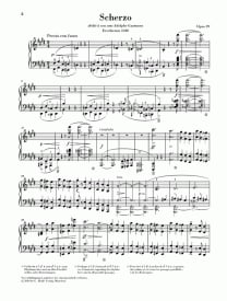 Chopin: Scherzo in C# Minor Opus 39 for Piano published by Henle