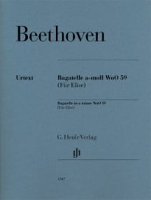 Beethoven: Fur Elise for Piano published by Henle