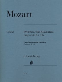 Mozart: Three Movements for Piano Trio published by Henle