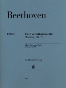 Beethoven: 3 Variation Works for Piano published by Henle