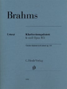 Brahms: Clarinet Quintet in Bb Minor Opus 115 published by Henle