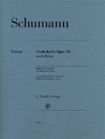 Schumann: Song Cycle Opus 24 for Medium Voice published by Henle