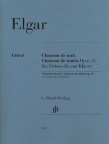 Elgar: Chansons De Matin and De Nuit for Cello published by Henle