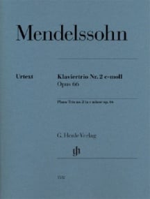 Mendelssohn: Piano Trio in C minor Opus 66 published by Henle