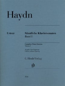 Haydn: Complete Piano Sonatas Volume 1 published by Henle (without fingering)