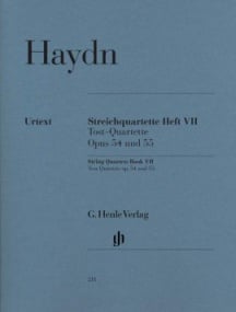 Haydn: String Quartets Volume 7 Opus 54 & 55 (Tost Quartets) published by Henle