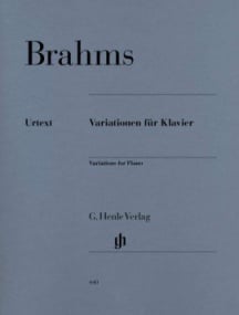 Brahms: Variations for Piano published by Henle