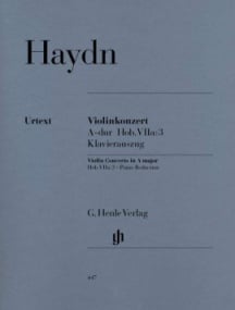 Haydn: Concerto in A Hob VIIa:3 for Violin published by Henle