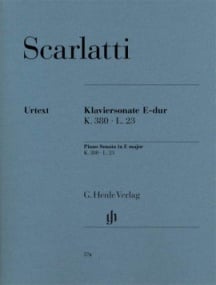 Scarlatti: Sonata in E K380 / L23 for Piano published by Henle