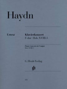 Haydn: Piano Concerto in F Major Hob XVIII:3 published by Henle
