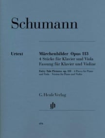 Schumann: Fairy-Tale Pictures Opus 113 for Violin published by Henle