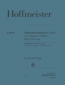 Hoffmeister: Concerto No. 1 for Double Bass published by Henle