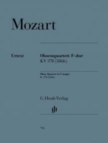 Mozart: Oboe Quartet K370 published by Henle