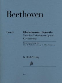 Beethoven: Piano Concerto Op 61A published by Henle Urtext