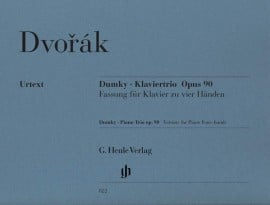 Dvorak: Dumky - Piano Trio for Piano Duet published by Henle