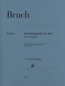 Bruch: String Quintets in Eb Major published by Henle