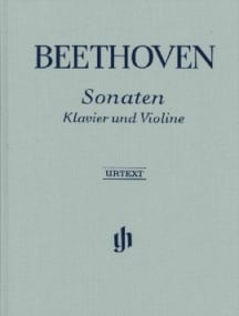 Beethoven: Sonatas for Piano and Violin published by Henle (Cloth Bound)