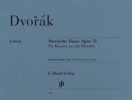 Dvorak: Slavonic Dances Opus 72 for Piano Duet published by Henle