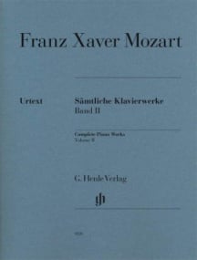 Mozart, Franz Xaver: Complete Piano Works Volume II published by Henle