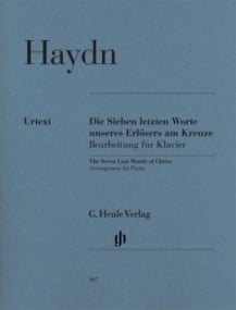 Haydn: The Seven Last Words of Christ Arr. for Piano published by Henle