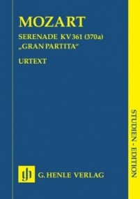 Mozart: Gran Partita in Bb major K361 (Study Score) published by Henle