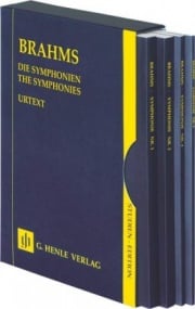Brahms: The Symphonies - 4 Volumes in a Slipcase (Study Score) published by Henle