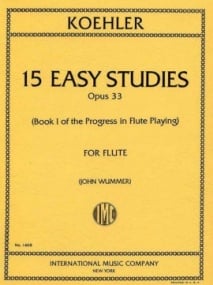 Kohler: Progress in Flute Playing Opus 33 Book 1 published by IMC