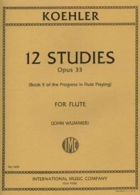 Kohler: Progress in Flute Playing Opus 33 Book 2 published by IMC
