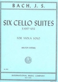 Bach: 6 Cello Suites arranged for Viola published by IMC