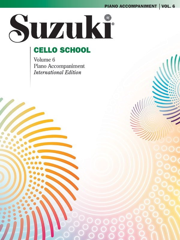 Suzuki Cello School Volume 6 published by Alfred (Piano Accompaniment)