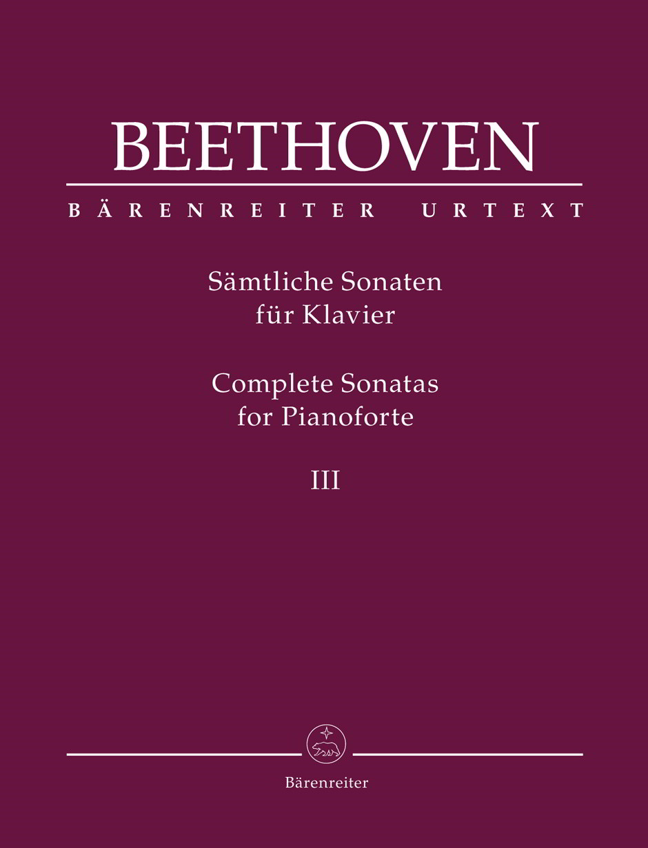 Beethoven: Complete Piano Sonatas Volume 3 published by Barenreiter