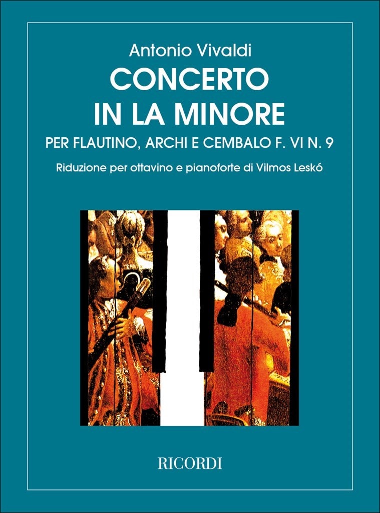 Vivaldi: Concerto FVI/9 (RV445) in A minor for Piccolo or Flute published by Ricordi