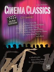 Cinema Classics - Alto Sax published by Alfred (Book & CD)