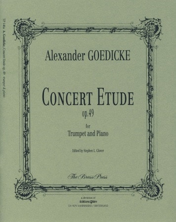 Goedicke: Concert Etude Opus 49 for Trumpet published by BIM