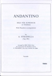 Stradella: Andantino for Euphonium published by G & M