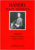 Handel: Sonatas Volume 2 for Flute published by Emerson