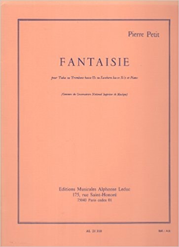 Petit: Fantaisie for Tuba or Bass Trombone published by Leduc
