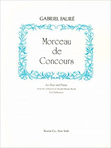 Faure: Morceau De Concours for Flute published by Bourne