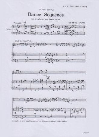 Wood: Dance Sequence for Trombone published by G & M