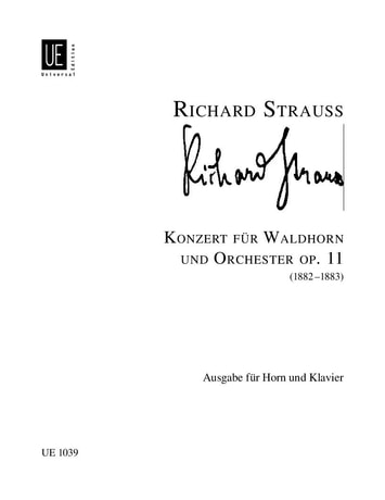 Strauss: Concerto Opus 11 for Horn published by Universal Edition