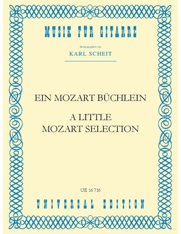 Mozart: A Little Mozart Selection for Guitar published by Universal