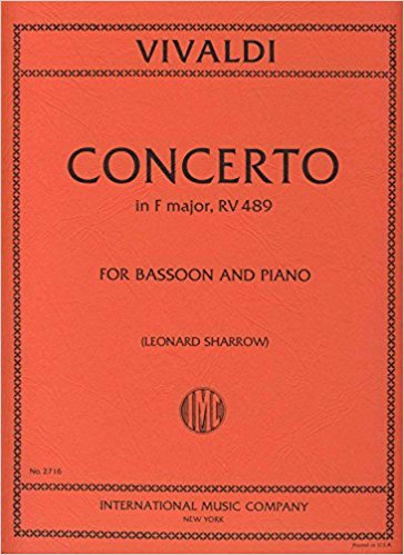 Vivaldi: Concerto in F RV489 for Bassoon published by IMC