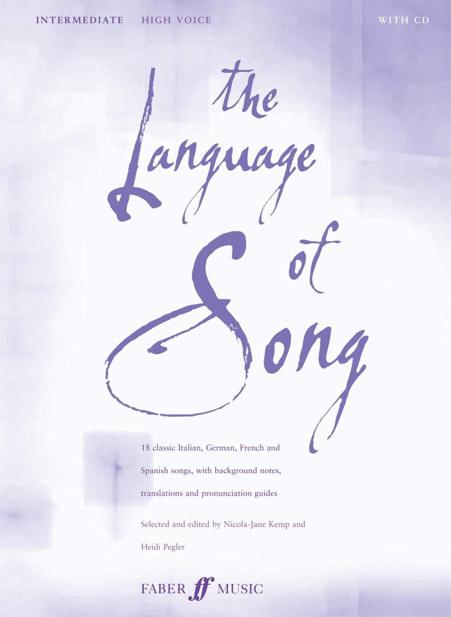 The Language of Song Intermediate (High Voice) published by Faber